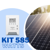 Kit Solaire 585W avec Batterie GEL 92,3Ah & Convertisseur 600W – Autonomie Énergétique